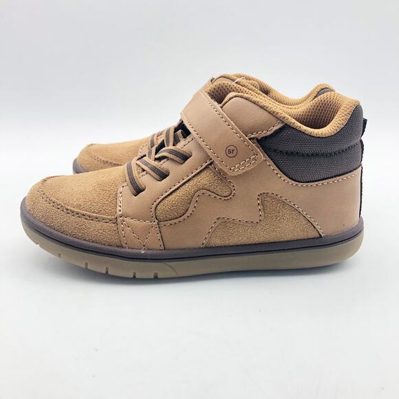 Stride Rite SRT Ames Honey Yellow Boy Boots Size 13 Brown Kids Shoes NIB - Picture 7 of 11